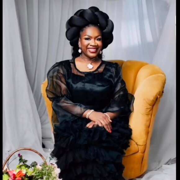 HANDMADE Giant Braided African TURBAN Made in Nigeria HIGH Quality - Picture 4 of 10